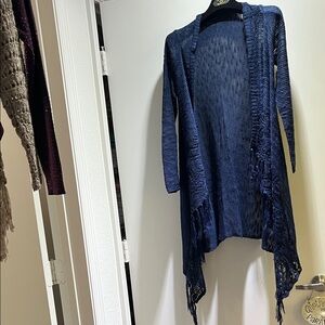 Chic Navy Women's Cardigan